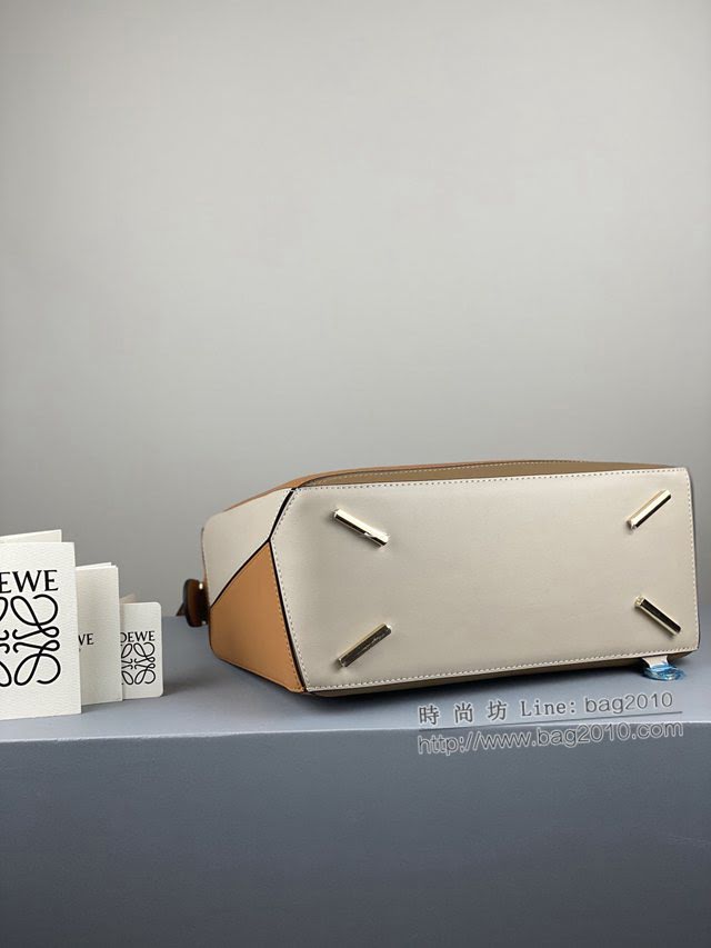 LOEWE包包 羅意威中號Low PUZZLE拼接手提斜挎包 10171  tcl1285
